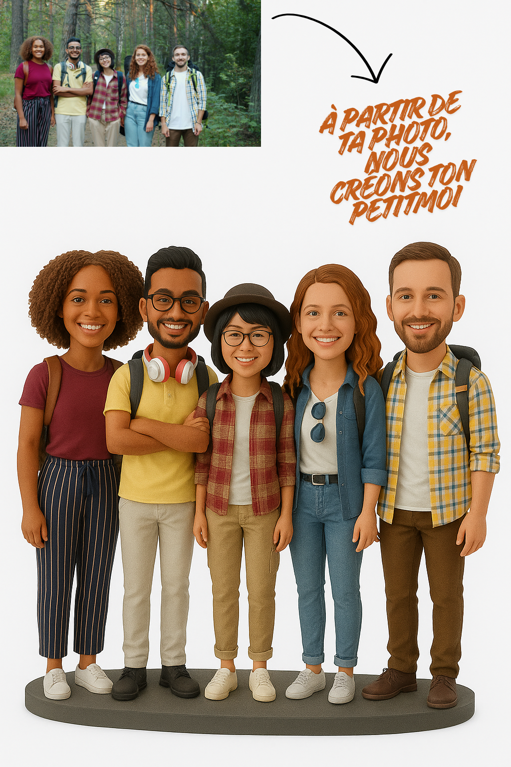 Figurine personnalisée faite à la main – votre pièce unique